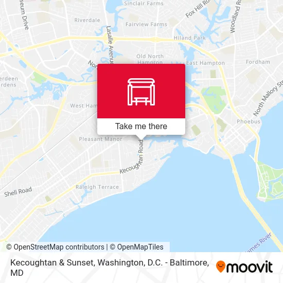 Kecoughtan & Sunset map