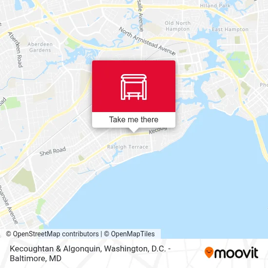 Kecoughtan & Algonquin map