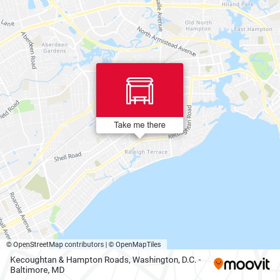 Mapa de Kecoughtan & Hampton Roads