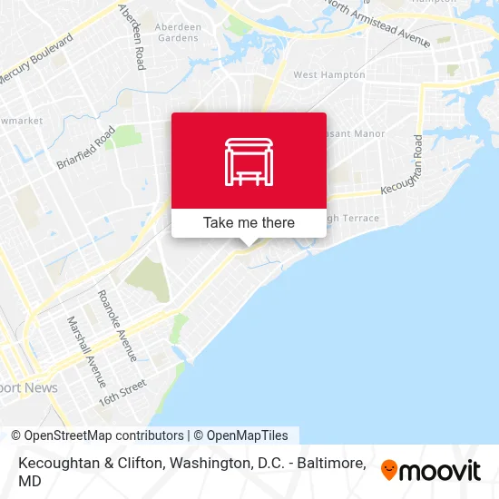 Kecoughtan & Clifton map