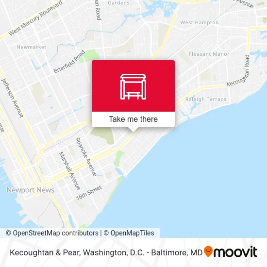 Kecoughtan & Pear map