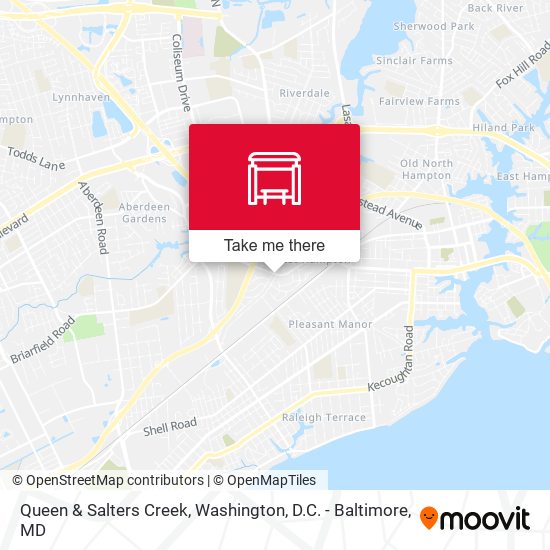 Mapa de Queen & Salters Creek