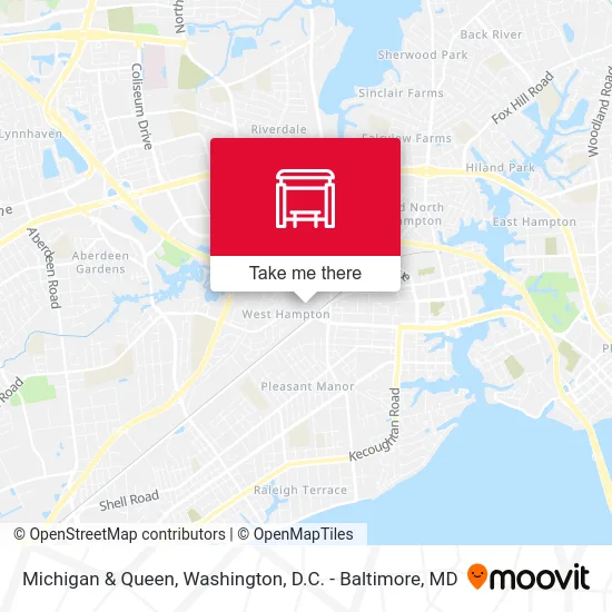 Michigan & Queen map