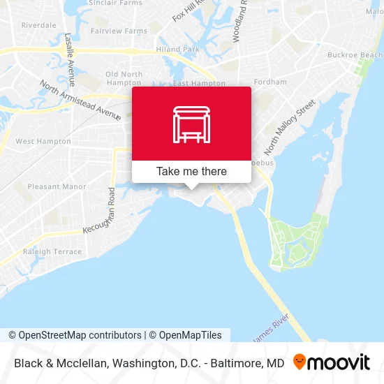 Black & Mcclellan map