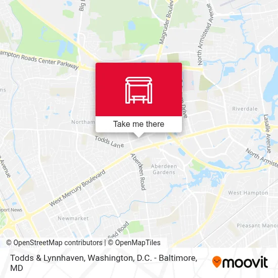 Todds & Lynnhaven map