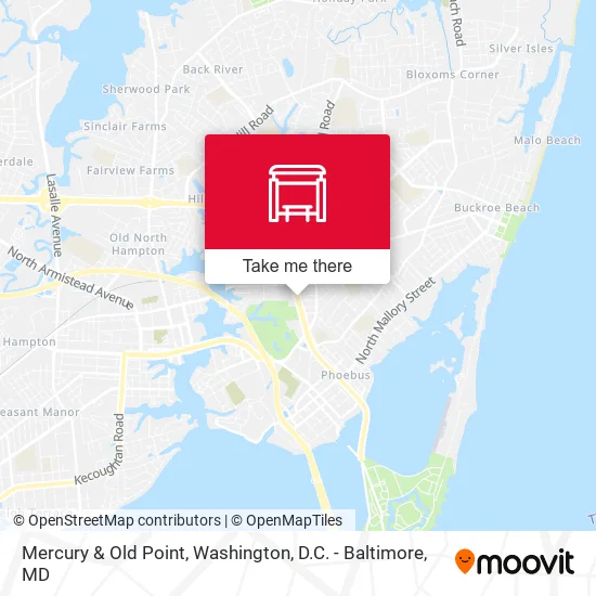 Mercury & Old Point map