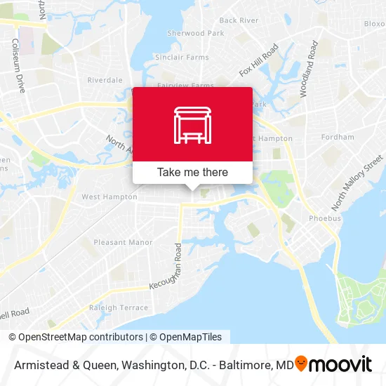 Armistead & Queen map