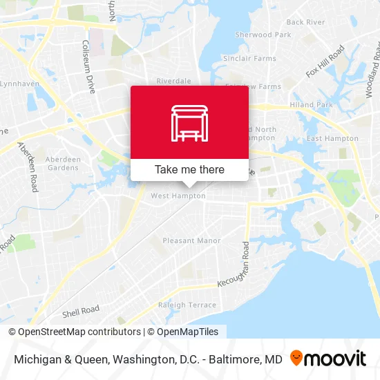 Michigan & Queen map