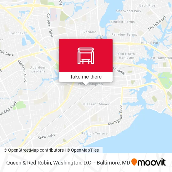 Queen & Red Robin map