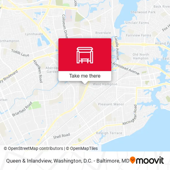 Queen & Inlandview map