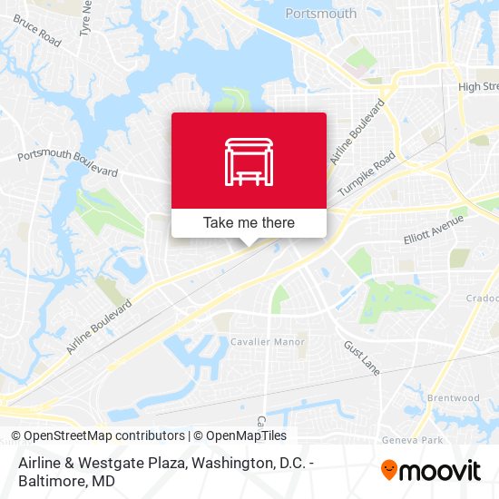 Airline & Westgate Plaza map