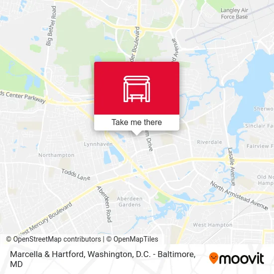 Marcella & Hartford map