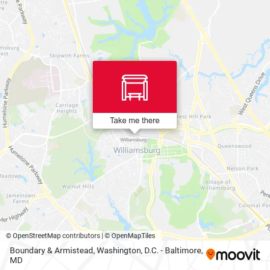 Boundary & Armistead map