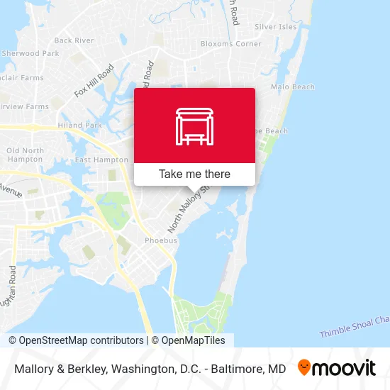 Mallory & Berkley map