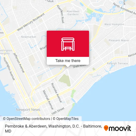 Pembroke & Aberdeen map