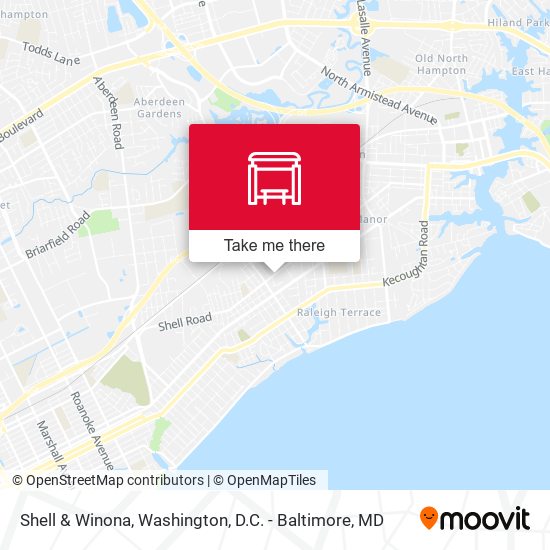 Shell & Winona map