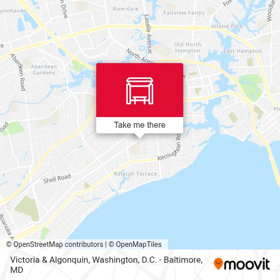 Victoria & Algonquin map