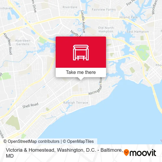 Victoria & Homestead map