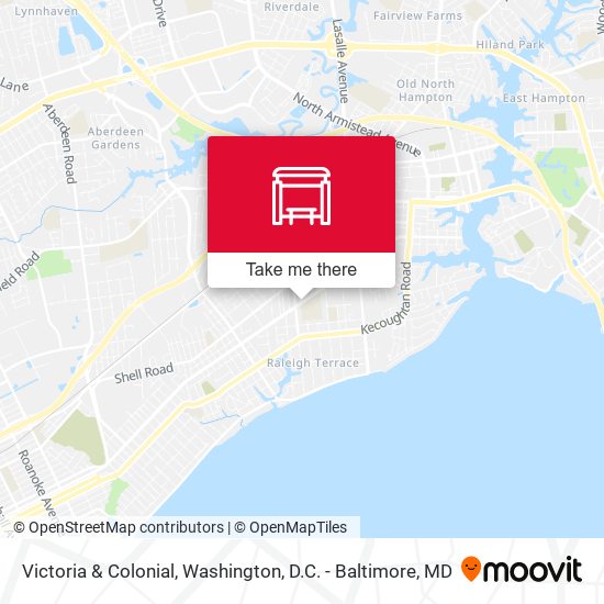 Victoria & Colonial map