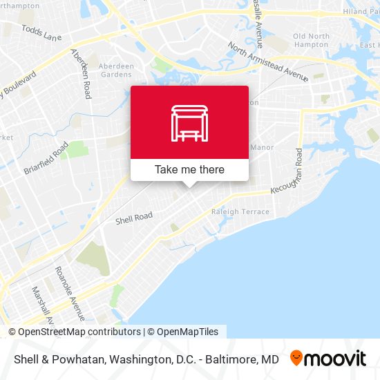 Shell & Powhatan map