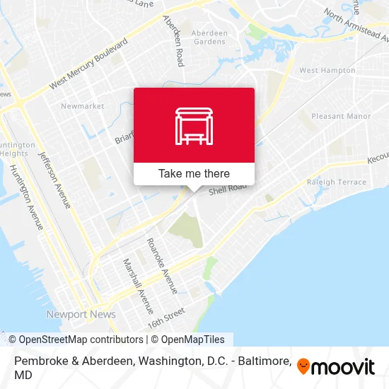 Pembroke & Aberdeen map