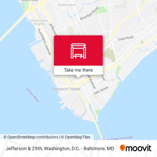 Mapa de Jefferson & 29th