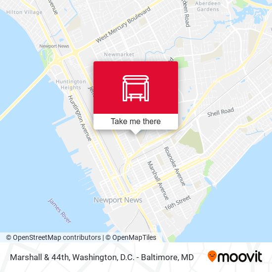 Marshall & 44th map