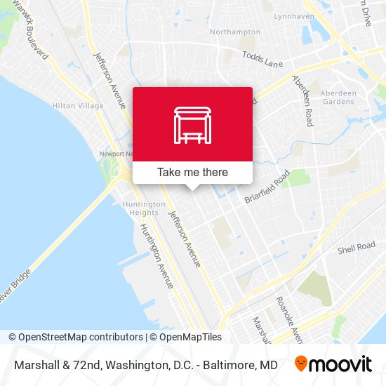 Marshall & 72nd map