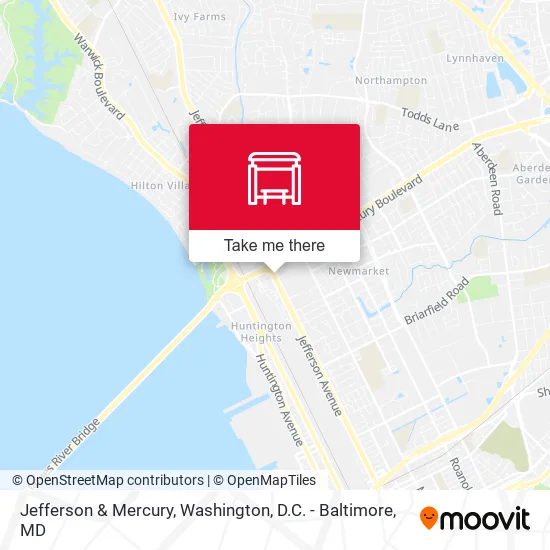 Jefferson & Mercury map