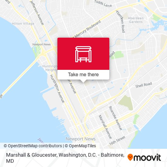 Marshall & Gloucester map