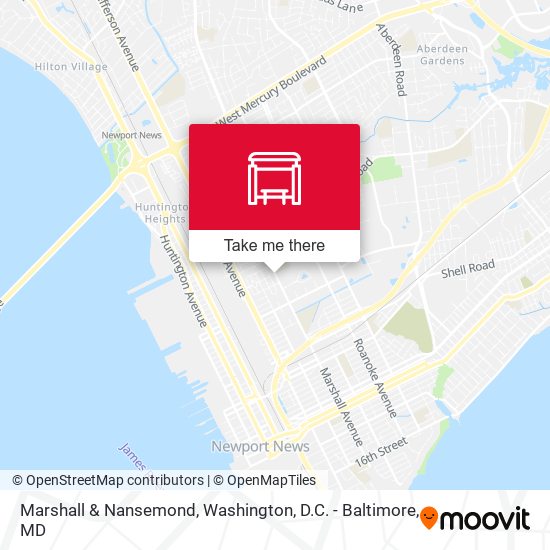 Mapa de Marshall & Nansemond