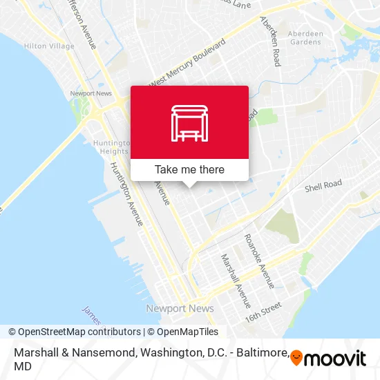 Marshall & Nansemond map