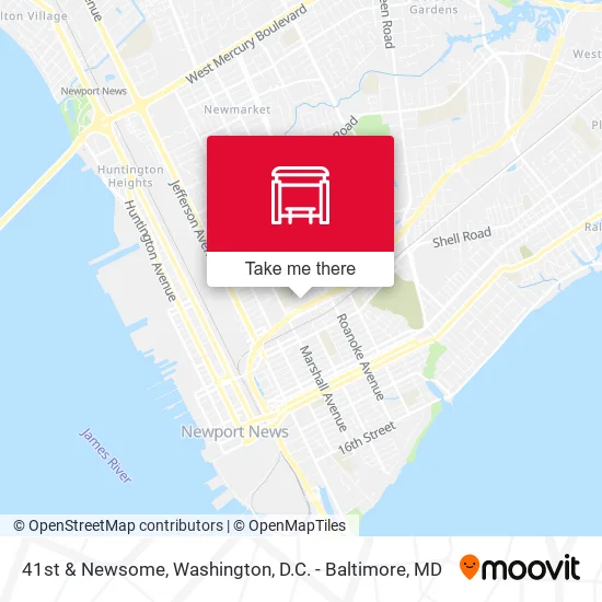 41st & Newsome map