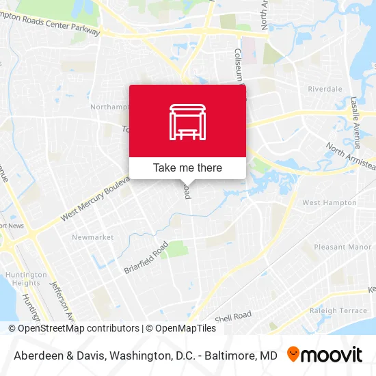 Aberdeen & Davis map