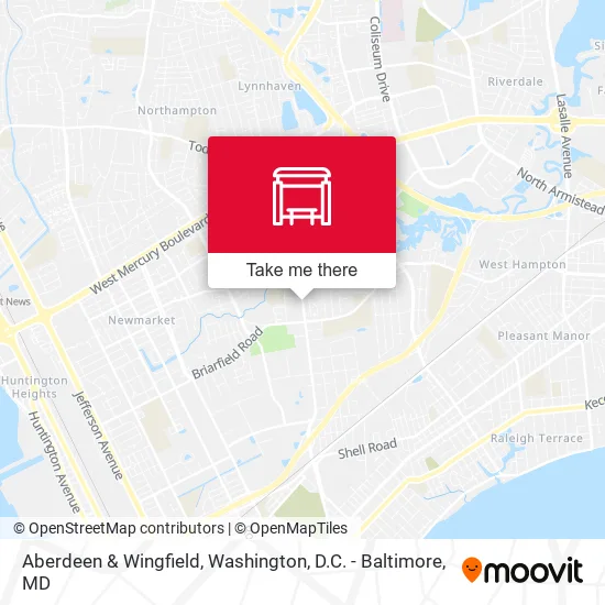 Aberdeen & Wingfield map