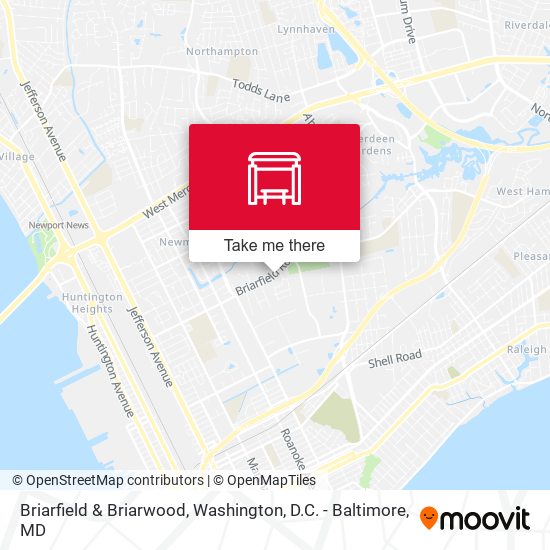 Briarfield & Briarwood map