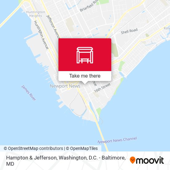 Mapa de Hampton & Jefferson