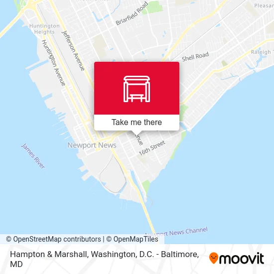 Hampton & Marshall map