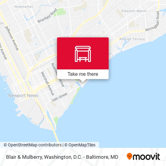 Blair & Mulberry map