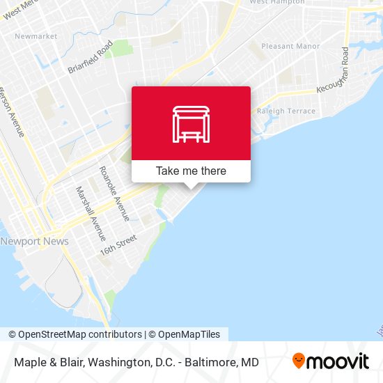 Maple & Blair map