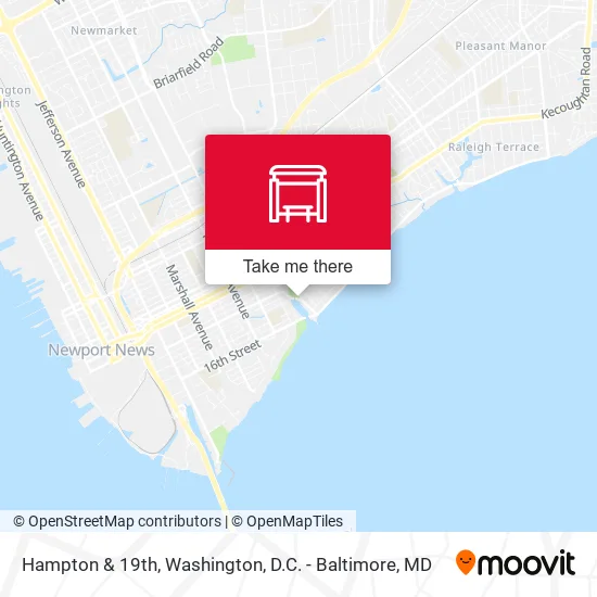 Hampton & 19th map