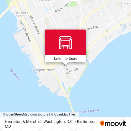 Hampton & Marshall map