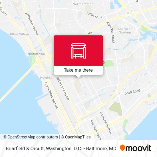 Briarfield & Orcutt map