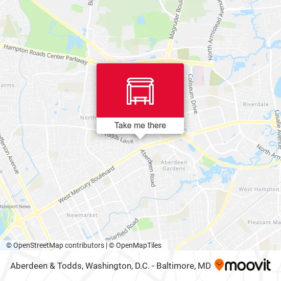 Aberdeen & Todds map