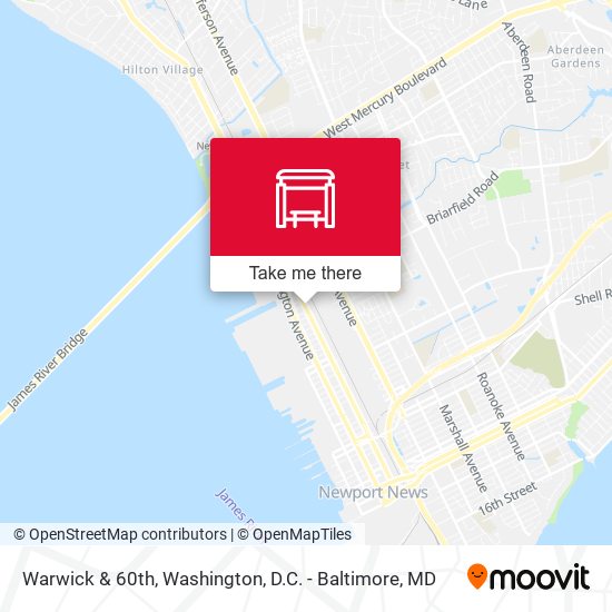 Mapa de Warwick & 60th