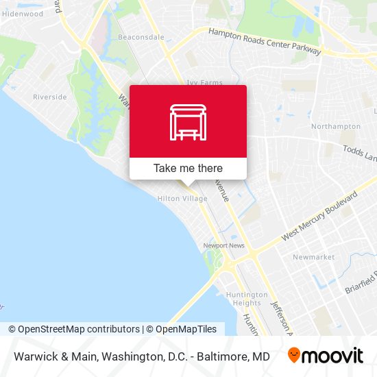 Mapa de Warwick & Main