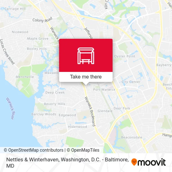 Nettles & Winterhaven map