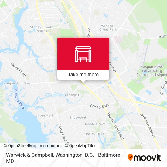 Warwick & Campbell map