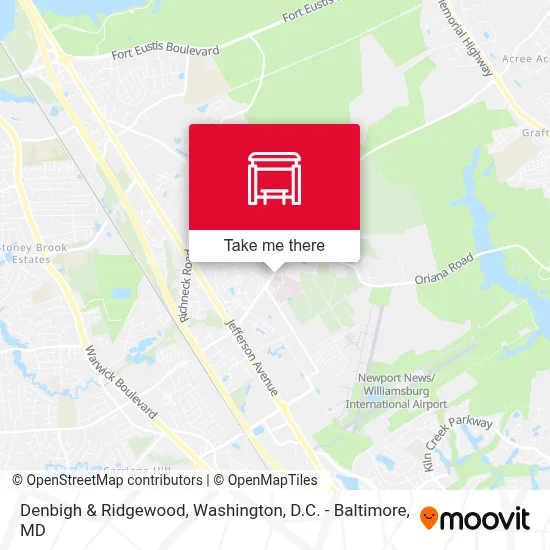 Denbigh & Ridgewood map