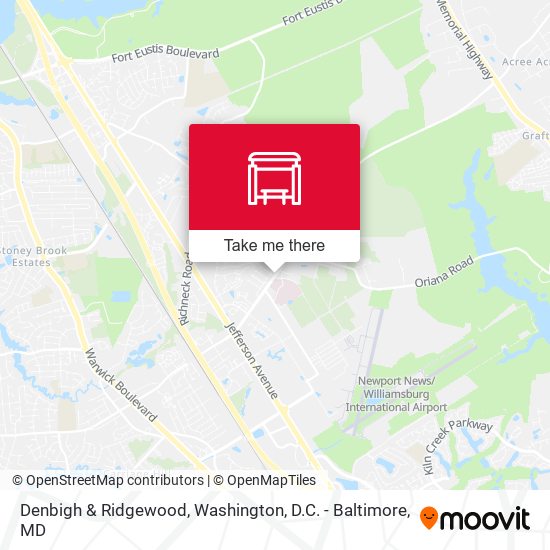 Mapa de Denbigh & Ridgewood